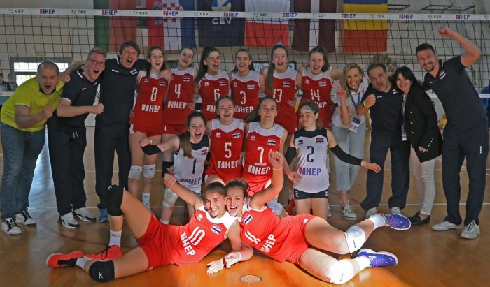 Hrvatska ženska kadetska reprezentacija pobijedila Rumunjsku s 3:2 i plasirala se na EP