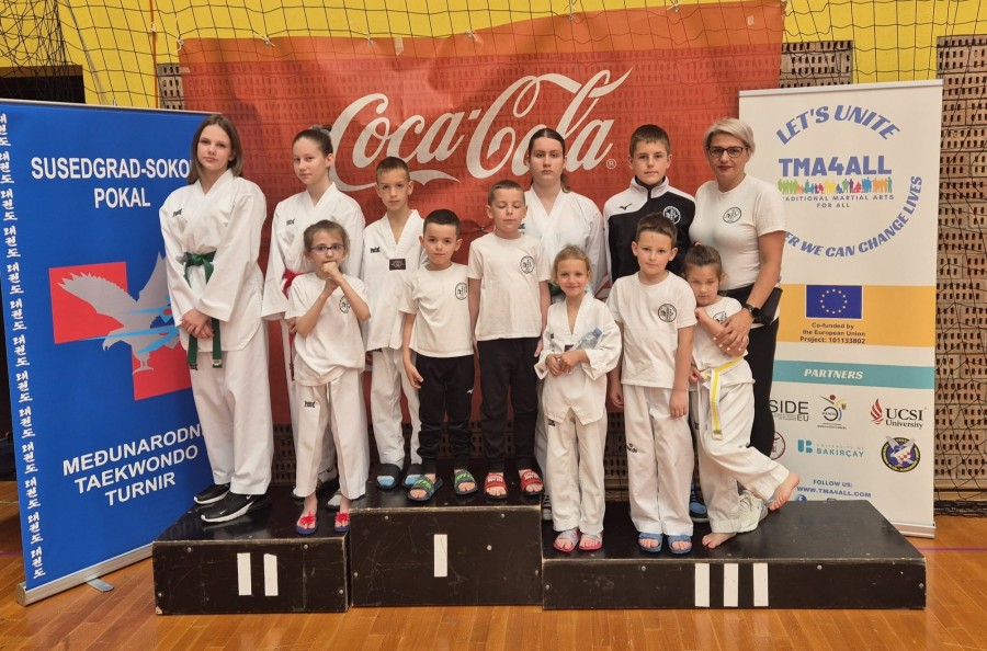 Taekwondo klub Donat u Zagrebu osvojio 14 medalja: 4 zlata, 5 srebra i 5 bronci!