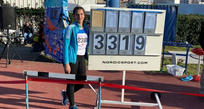 Anita Odžaković na Igrama Alpe Jadran