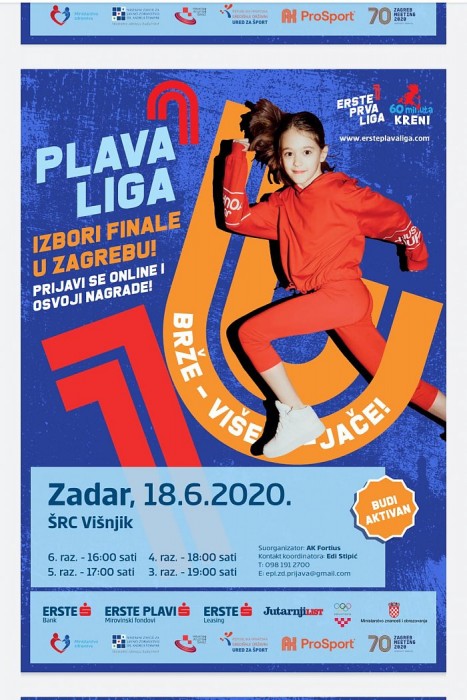 Erste Plava liga vraća se u Zadar