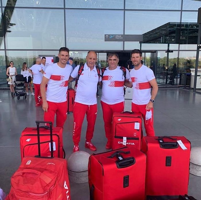 Zadarski olimpijci braća Fantela s trenerom i fizioterapeutom otputovali u Tokijo