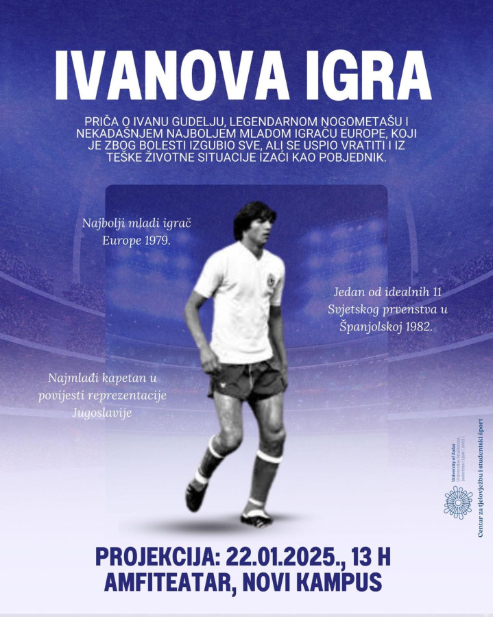 FILM – Projekcija Ivanove igre u srijedu, 22. siječnja