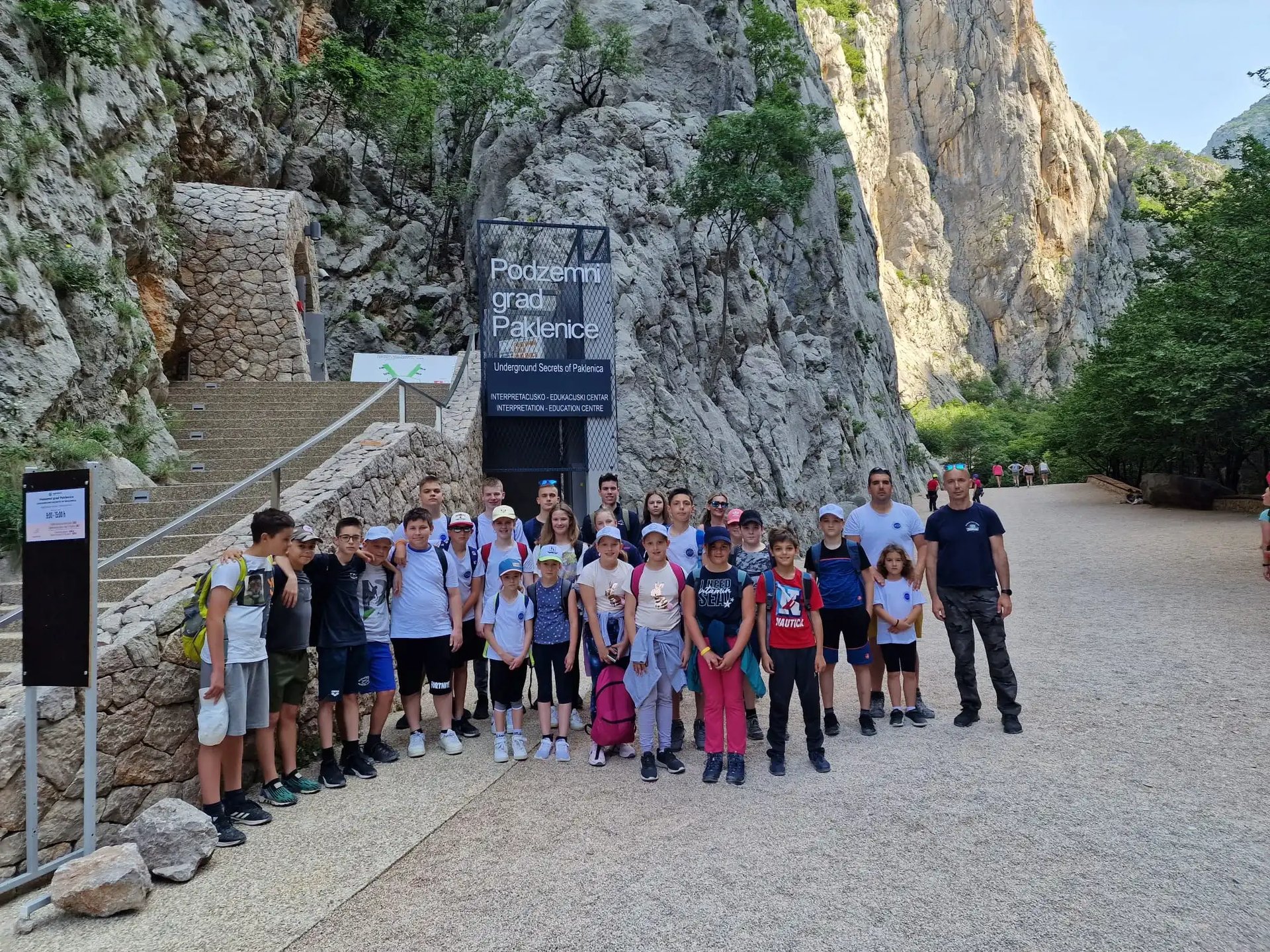 Natjecatelji iz PK Jadera na izletu u NP Paklenica