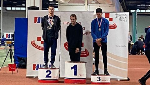 Lovre Čulina (AŠK Zadar) drugi na PH u skoku u vis