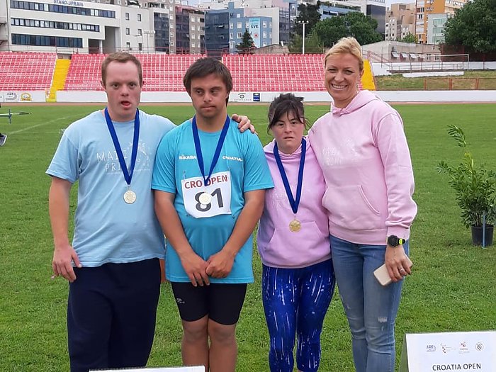 Atletska ekipa Udruge osoba s intelektualnim poteškoćama Mali Princ na Europskom prvenstvu u atletici