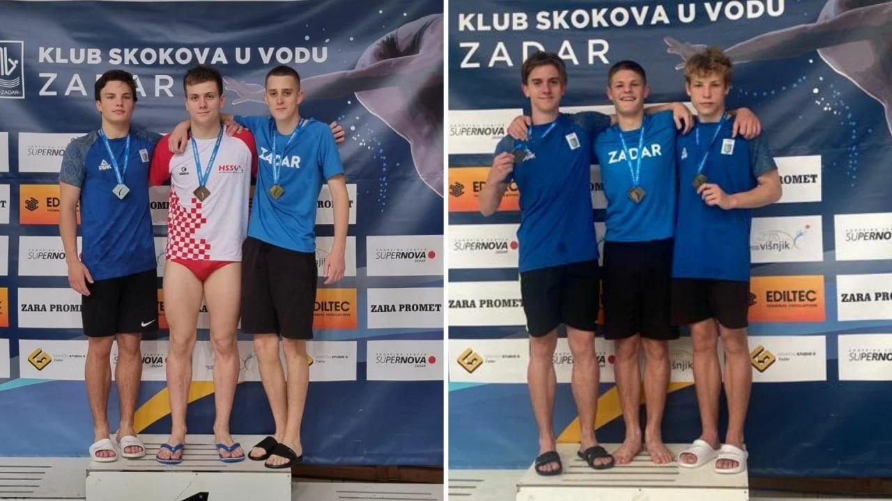 Međunarodno prvenstvo u skokovima u vodu Alpe Adria Zadar 2023.: domaćini, od sedam zemalja – najuspješniji!