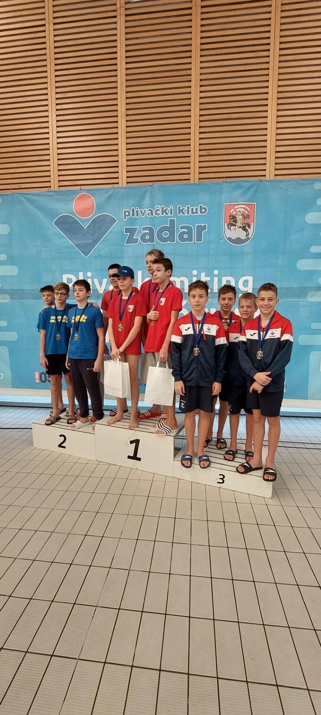 PLIVAČKI KLUB ZADAR Srebro i osam bronci na mitingu “Sveti Krševan”