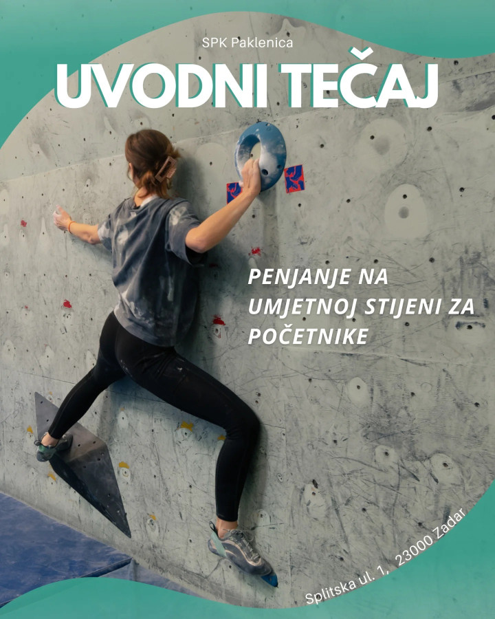 PENJANJE – Tečaj za početnike u SPK Paklenica