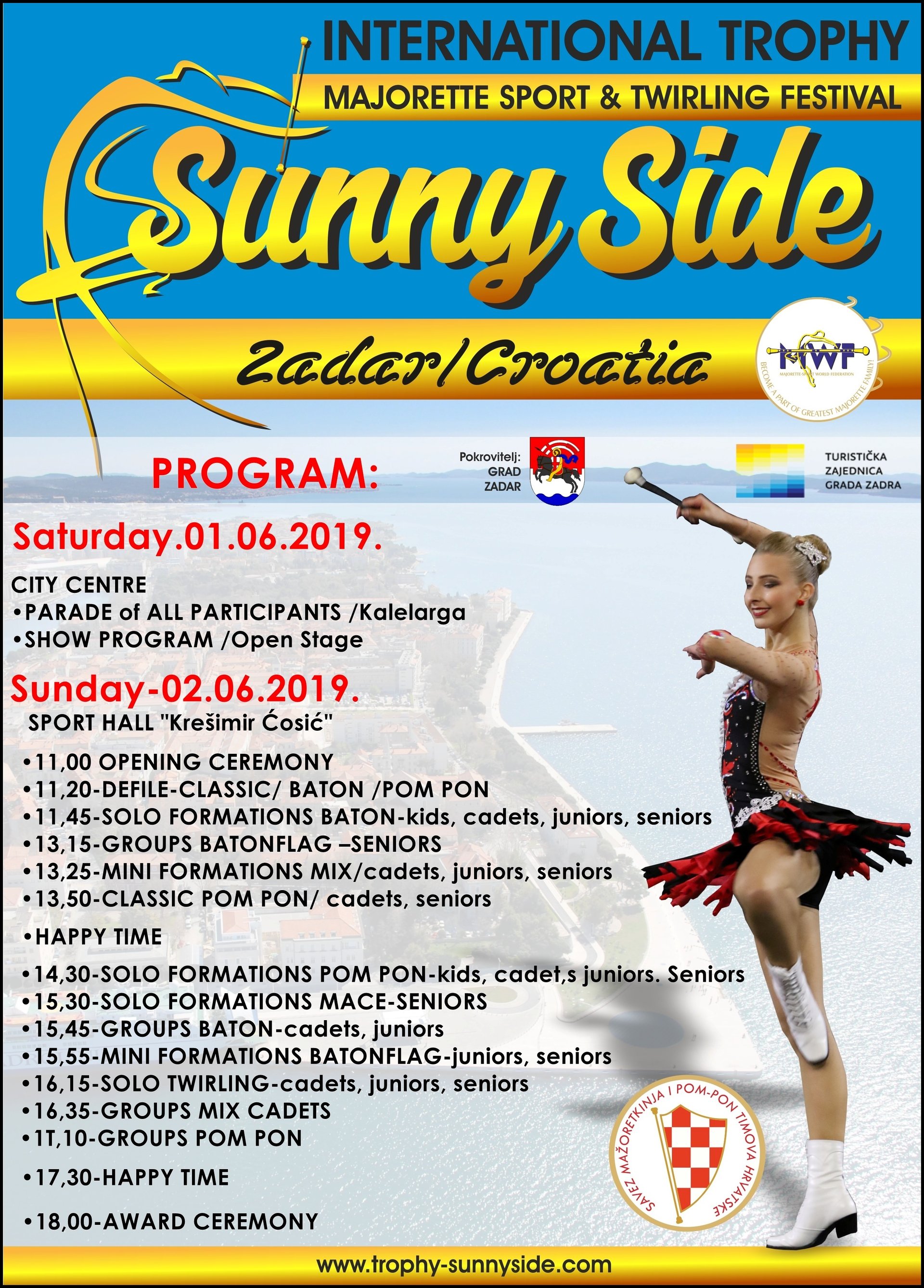 I. International trophy sunny side međunarodni festival mažoret sporta i twirlinga