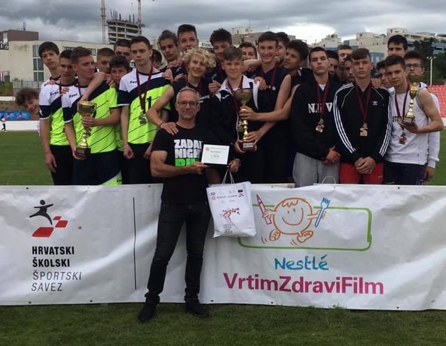 Atletičari OŠ Šimuna Kožičića Benje državni prvaci