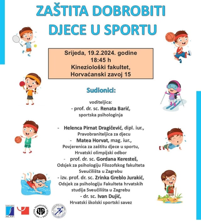 TRIBINA – Zaštita dobrobiti djece u sportu