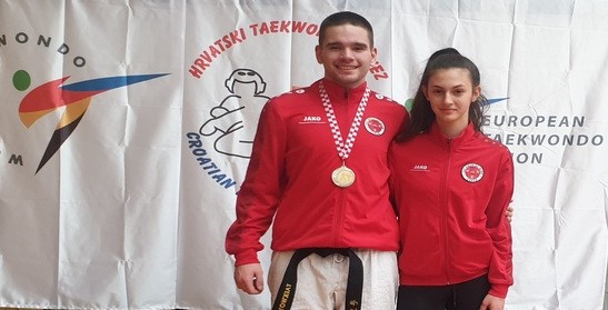 TAEKWONDO KLUB ZADAR Filip Šakić juniorski viceprvak Hrvatske