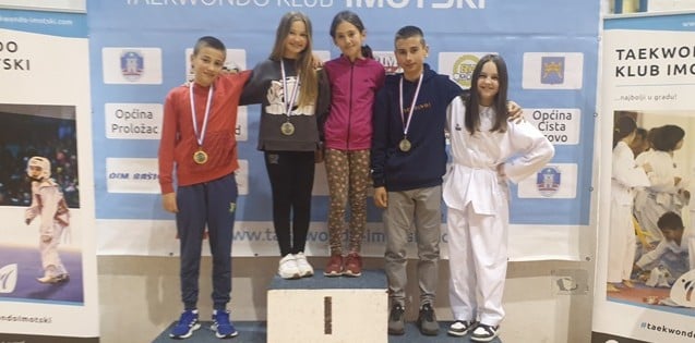 14. MEMORIJALNI TAEKWONDO TURNIR JOSIP JOVIĆ IMOTSKI 2022. Zlato, srebro i bronca za Taekwondo klub Zadar