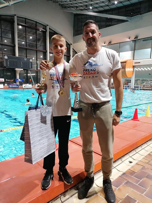 Filip Župan najbolji plivač natjecanja Zlatni dupin u Splitu