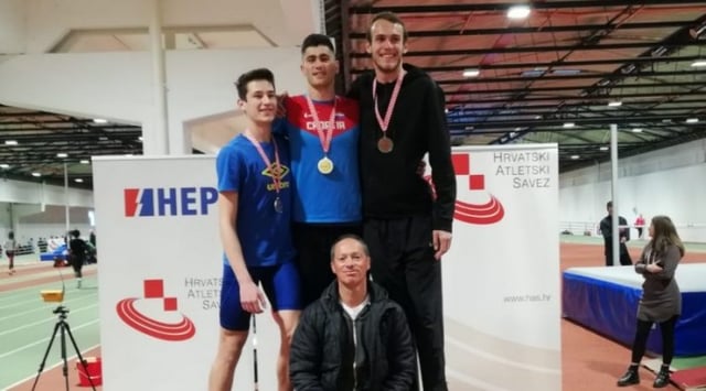 Ivan Mišković (AK Fortius) mlađe seniorski prvak Hrvatske u troskoku
