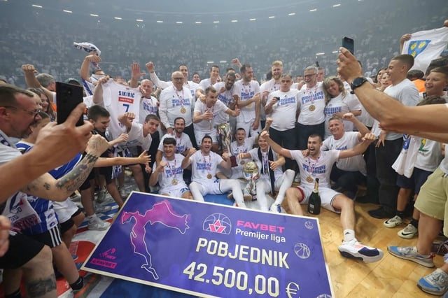 Košarkaši Zadra hrvatski prvaci!