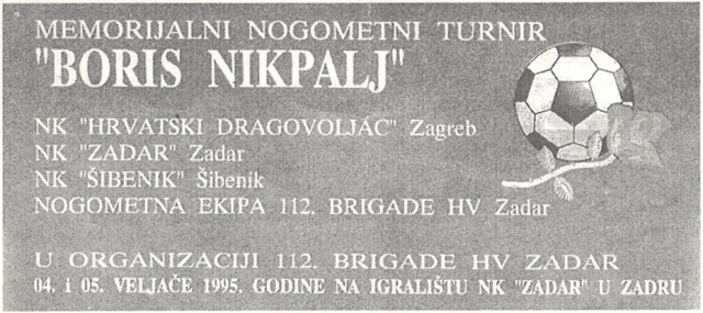 SJEĆANJE – Prvi Memorijal Borisa Nikpalja