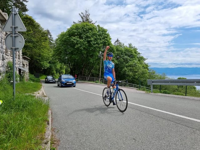 Na posljednjem ovosezonskom Granfondu Pag – Novalja, Luka Škara, član Biciklističkog kluba Zadar i kadetski prvak Hrvatske – drugi!