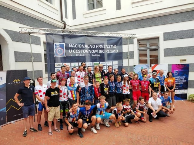 Biciklističkom klubu Zadar 13 odličja sa tri državna prvenstva