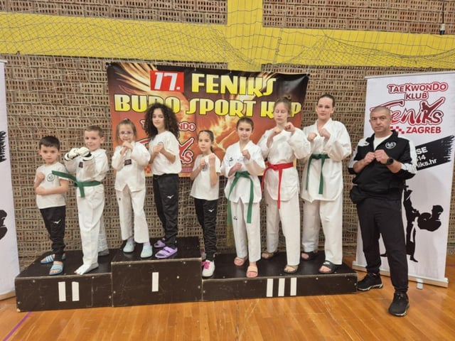 Taekwondo klub Donat ostvario uspješan nastup na međunarodnom 17. Feniks Budo sport kupu