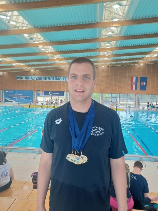 Mihovil Ninčević iz PKOI Jadera osvojio četiri zlatne medalje