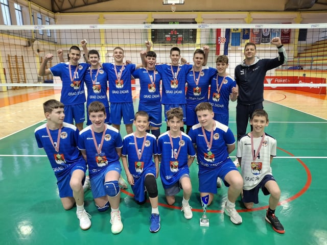 ODBOJKA – Zadarski mlađi kadeti prvaci Dalmacije