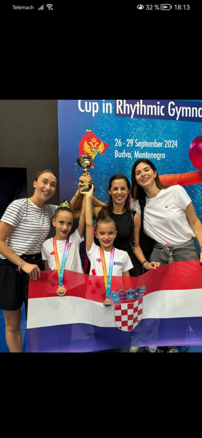RITMIČKA GIMNASTIKA – Evi Škoda bronca na Balkanskom prvenstvu