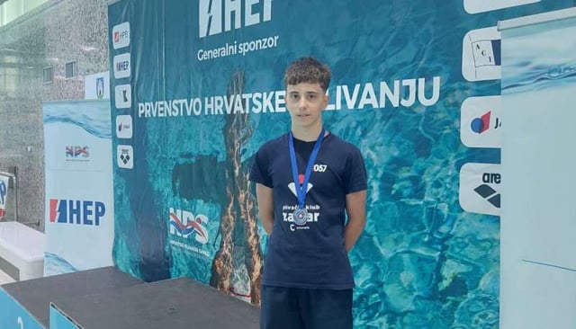 PLIVANJE – Toni Mršić osvojio treće mjesto na kadetskom Prvenstvu Hrvatske