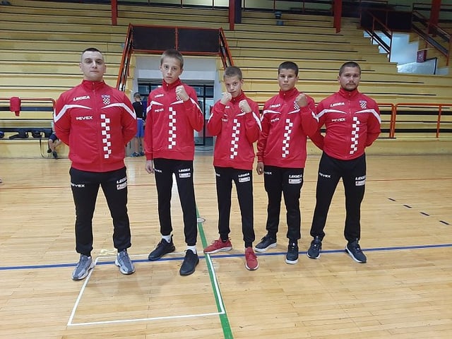 Trojica Zadrana s boksačkom kadetskom reprezentacijom