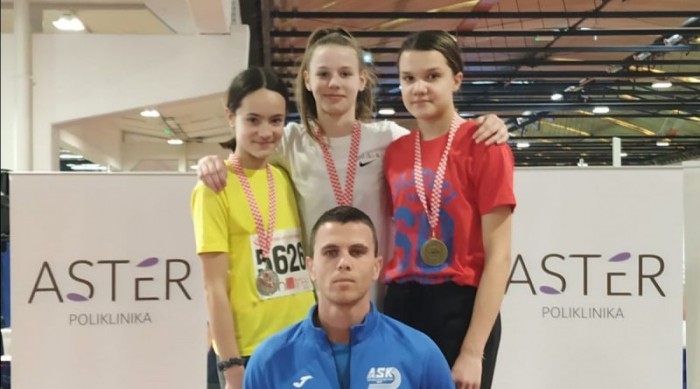 AK Fortius: Katarina Madžar srebrna, a štafeta brončana na mlađe kadetskom prvenstvu Hrvatske