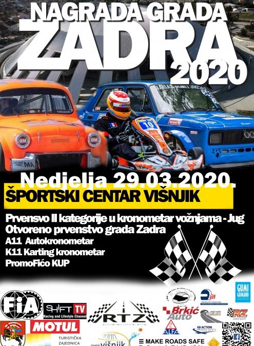 Nagrada grada Zadra 2020 u organizaciji Automobilističkog kluba „RTZ“