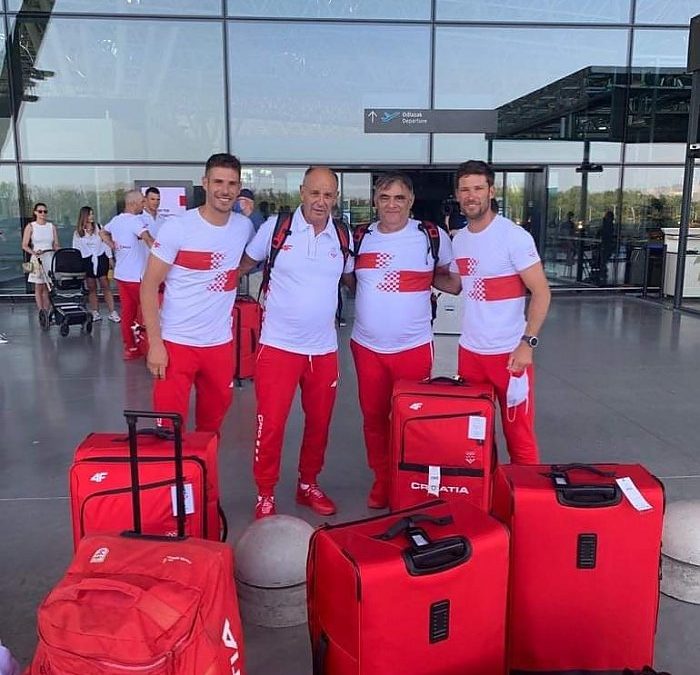 Zadarski olimpijci braća Fantela s trenerom i fizioterapeutom otputovali u Tokijo