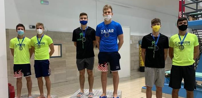 SENIORSKO PH U SKOKOVIMA U VODU Tri zlata i dvije bronce Brune Huljev, zlato, dva srebra i bronca Mateja Nevešćanina
