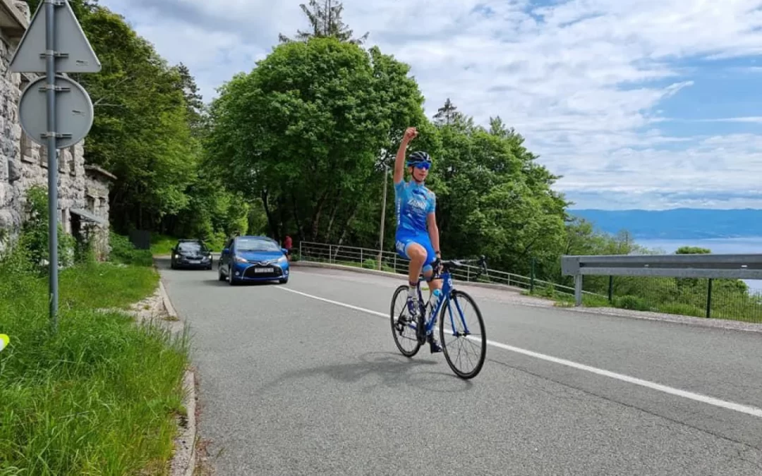 Na posljednjem ovosezonskom Granfondu Pag – Novalja, Luka Škara, član Biciklističkog kluba Zadar i kadetski prvak Hrvatske – drugi!