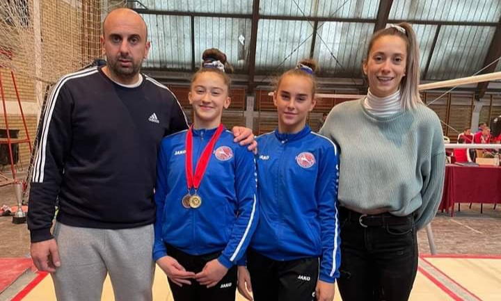 GIMNASTIČKI KLUB SALTO Zlato i bronca Grete Gašparović u Novom Sadu