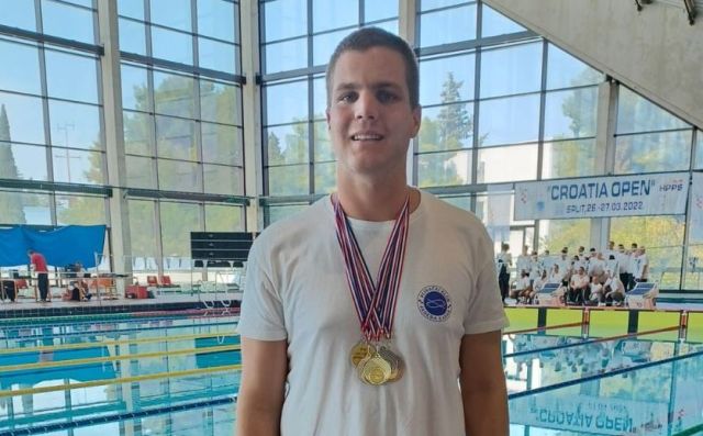 PKOI JADERA Mihovil Ninčević prvak Hrvatske u svim disciplinama. Osvojio 8 medalja i isplivao tri državna rekorda!