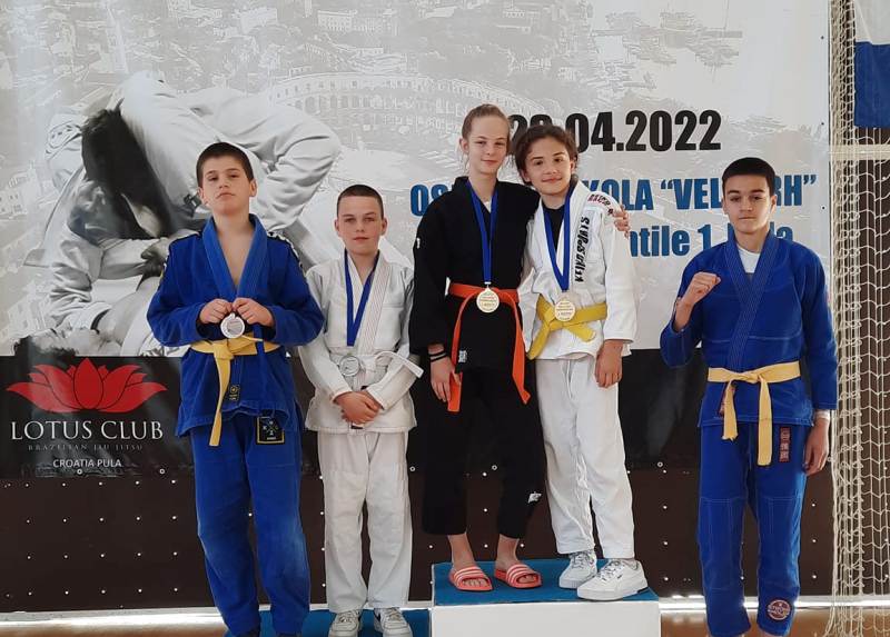 “PULA OPEN” Jiu-jitsu Championship: Četiri zlata, jedno srebro i tri bronce Jiu jitsu kluba Zadar