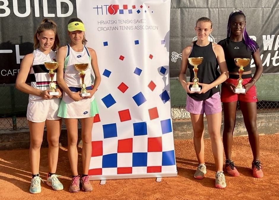 SJAJNE VIJESTI IZ TK ZADAR 08 Astrid Joha-Bilić državna prvakinja u parovima! Jerolimov u finalu Croatia Open-a u Čakovcu