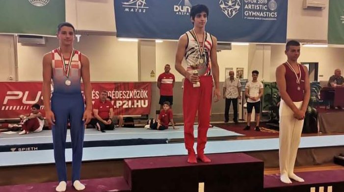 GIMNASTIČKI KLUB SALTO Drugo mjesto Tomislava Pavića (Budimpešta) u reprezentativnom debiju