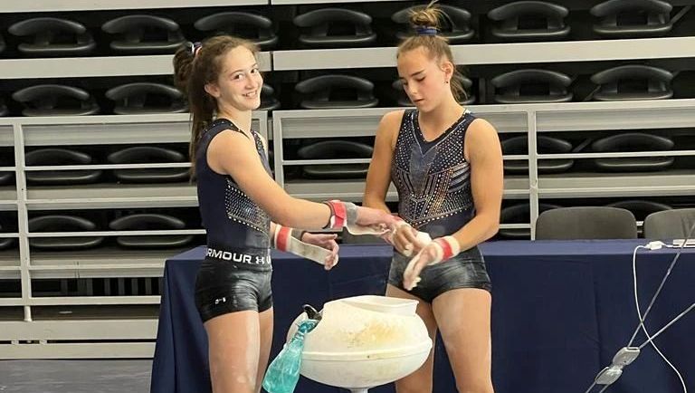 GIMNASTIČKI KLUB SALTO Brončane medalje na državnom prvenstvu za Gretu Gašparović i Leu Kapular