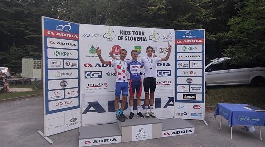 BICIKLISTIČKI KLUB ZADAR Luka Škara drugi na “Kids tour of Slovenia”
