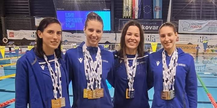 UNI SPORT ZD Hana Sivec osvojila pet a Ana Burazer četiri medalje