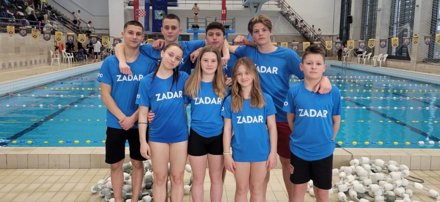 KSV ZADAR Osamnaest medalja na  prvenstvu Hrvatske za kadete i juniore