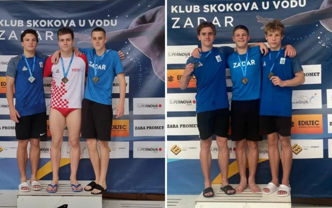 Međunarodno prvenstvo u skokovima u vodu Alpe Adria Zadar 2023.: domaćini, od sedam zemalja – najuspješniji!