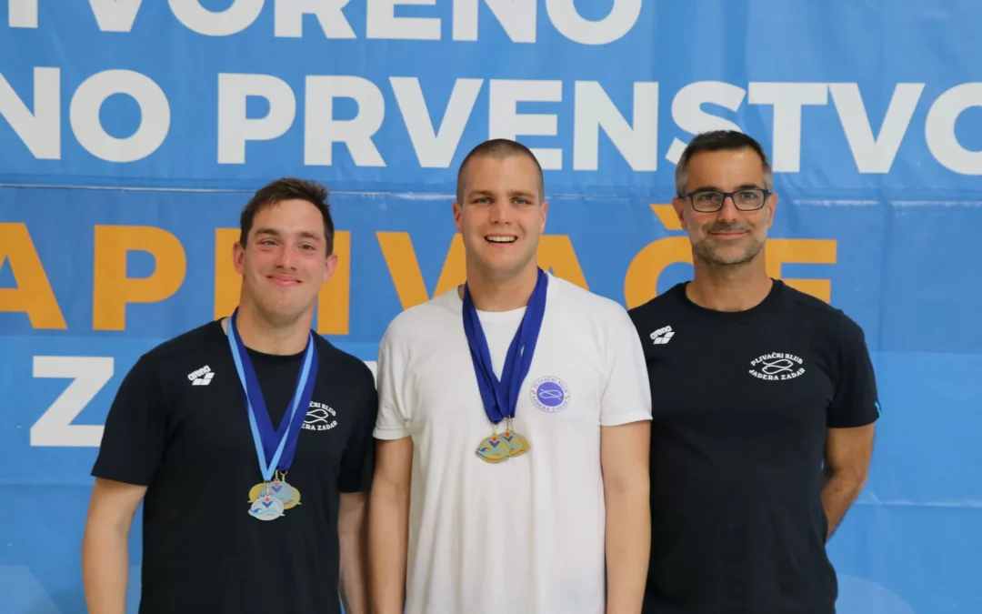 Mihovil i Josip iz PK Jadera osvojili 6 zlata i dva srebra na Otvorenom regionalnom prvenstvu za paraplivače