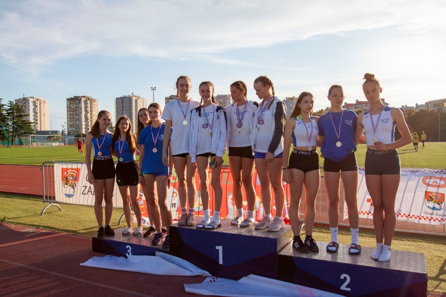 Atletičari ASK Zadar osvojili 28 medalja na Dalmatinskoj ligi