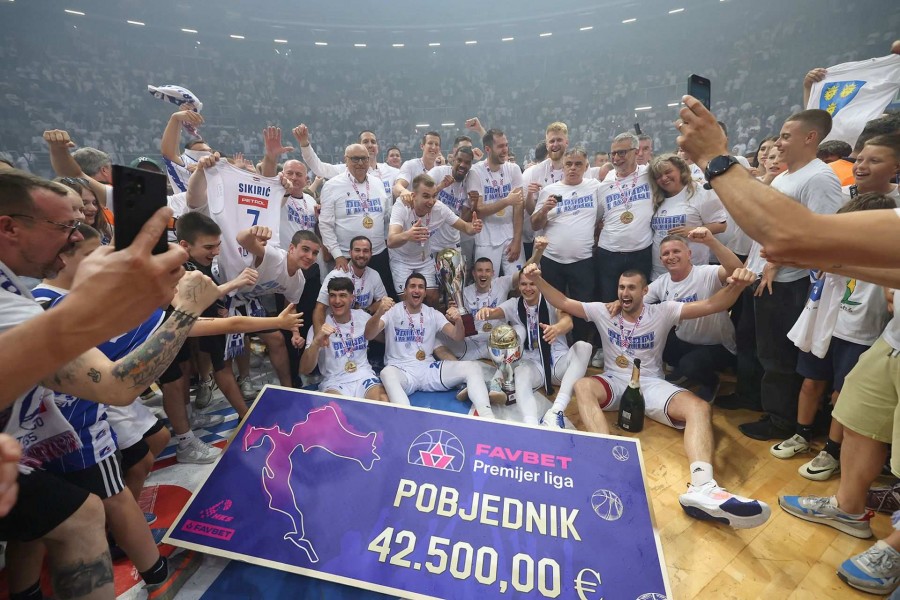 Košarkaši Zadra hrvatski prvaci!