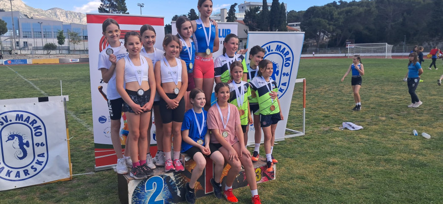 Sjajan nastup zadarskih atletičara: 16 zlata na 3. kolu Dalmatinske lige